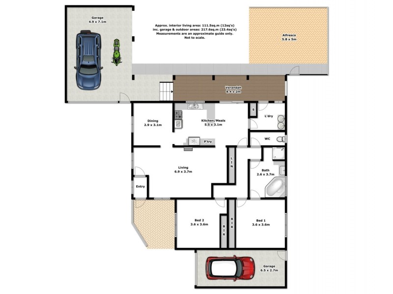 2/9 Murphy Street, Wodonga VIC 3690 Floorplan