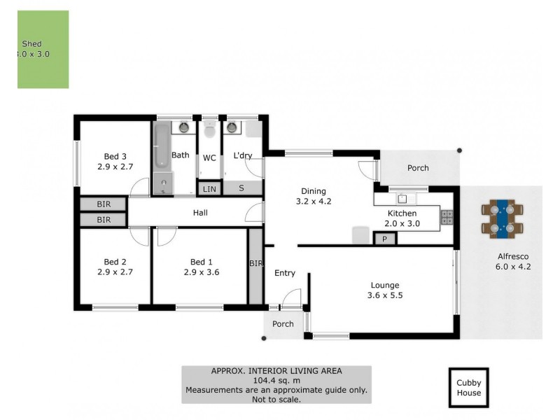 6 Wright Court, West Wodonga VIC 3690 Floorplan