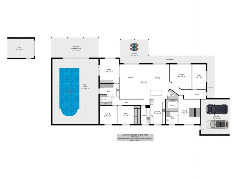 17 Anchorage Way, Yarrawonga VIC 3730 Floorplan