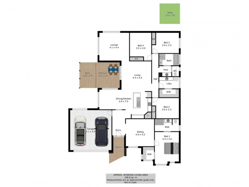 7 Killarney Court, Wodonga VIC 3690 Floorplan