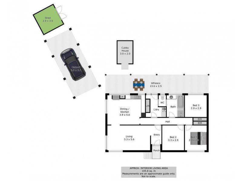 9 Higginson Court, Wodonga VIC 3690 Floorplan