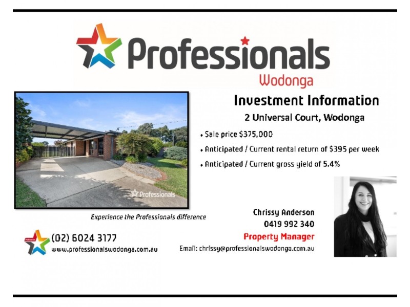2  Universal Court, Wodonga VIC 3690