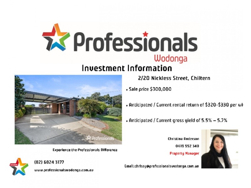 2/20 Nickless Street, Chiltern VIC 3683