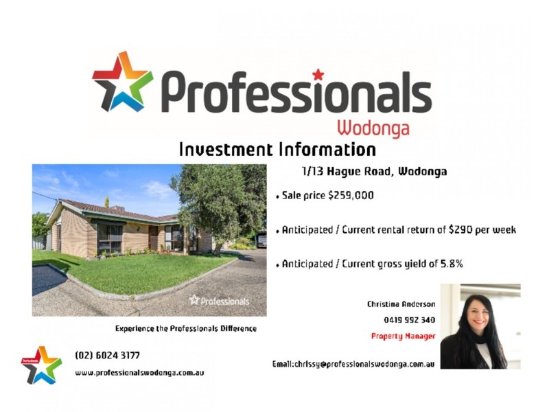 1/13 Hague Road, Wodonga VIC 3690