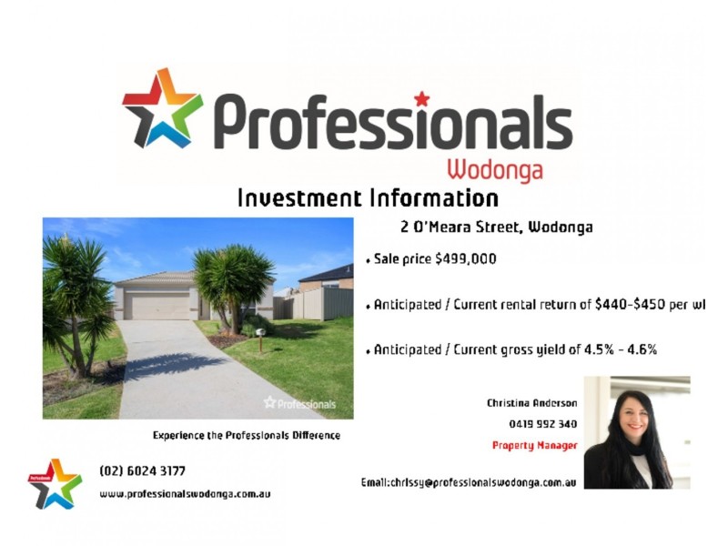2 O’Meara Street, Wodonga VIC 3690