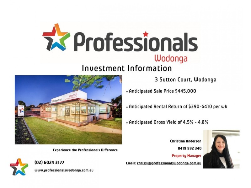 3 Sutton Court, Wodonga VIC 3690