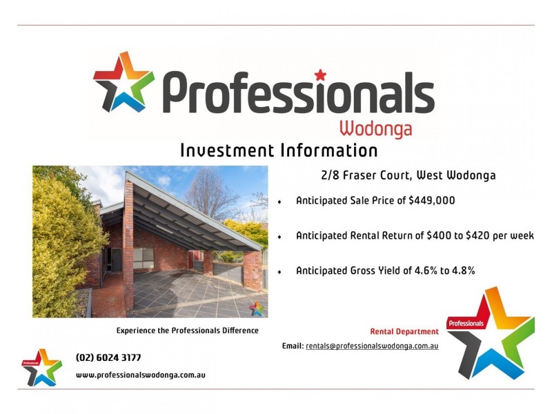 2/8 Fraser Court, Wodonga VIC 3690