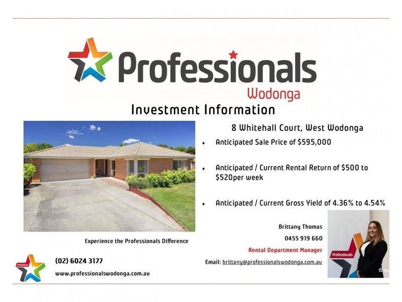 8 Whitehall Court, Wodonga VIC 3690