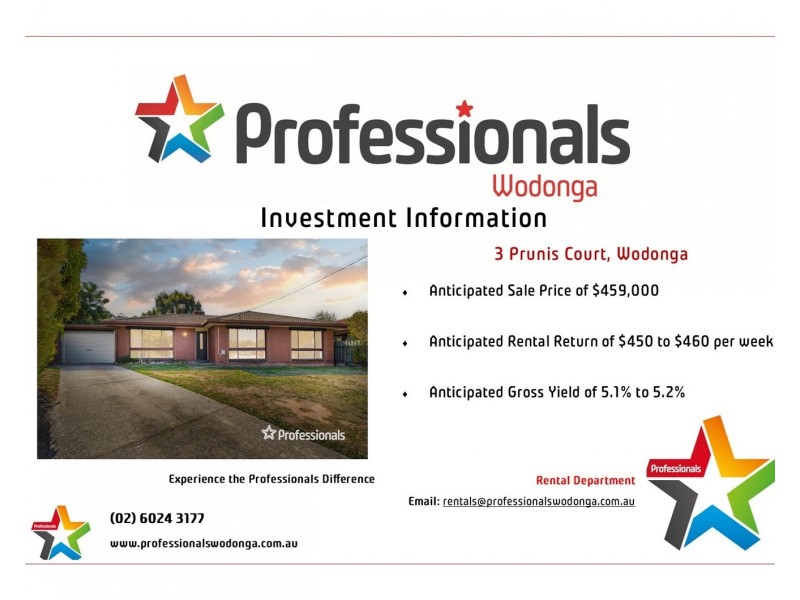 3 Prunis Court, Wodonga VIC 3690