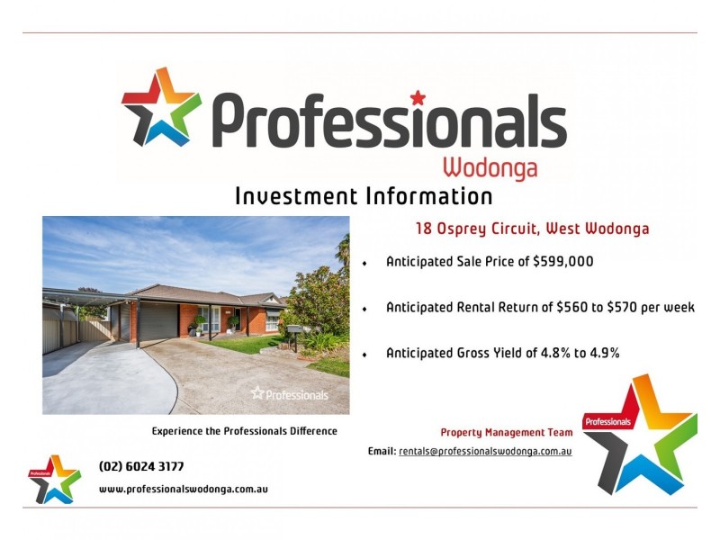 18 Osprey Circuit, West Wodonga VIC 3690