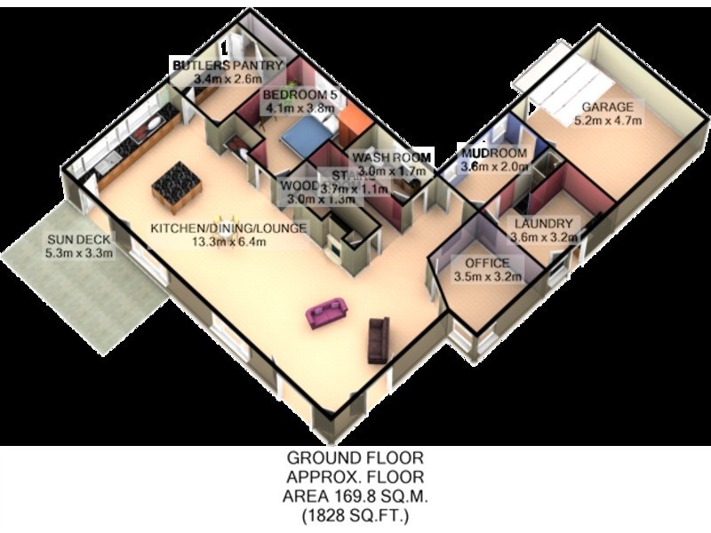 53 Pioneer  Road, Stanley VIC 3747 Floorplan