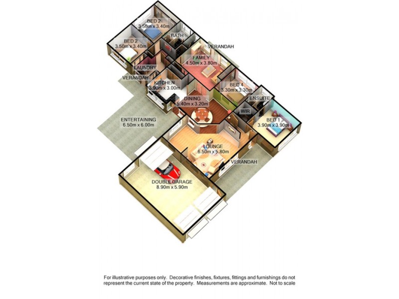 7 Carnoustie Avenue, Wodonga VIC 3690 Floorplan