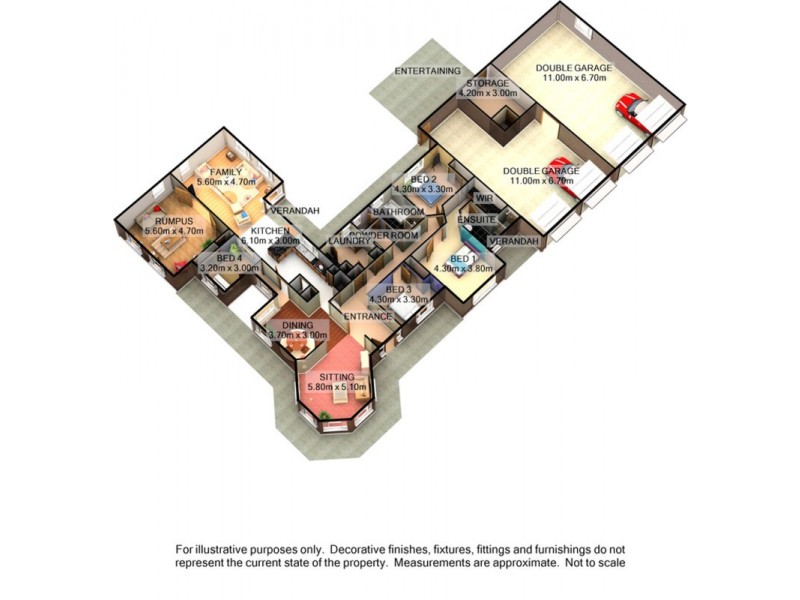 5 Glen Avon Terrace, Wodonga VIC 3690 Floorplan