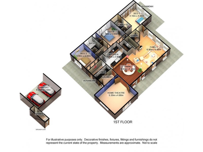 13 McEvoy Lane, Yackandandah VIC 3749 Floorplan