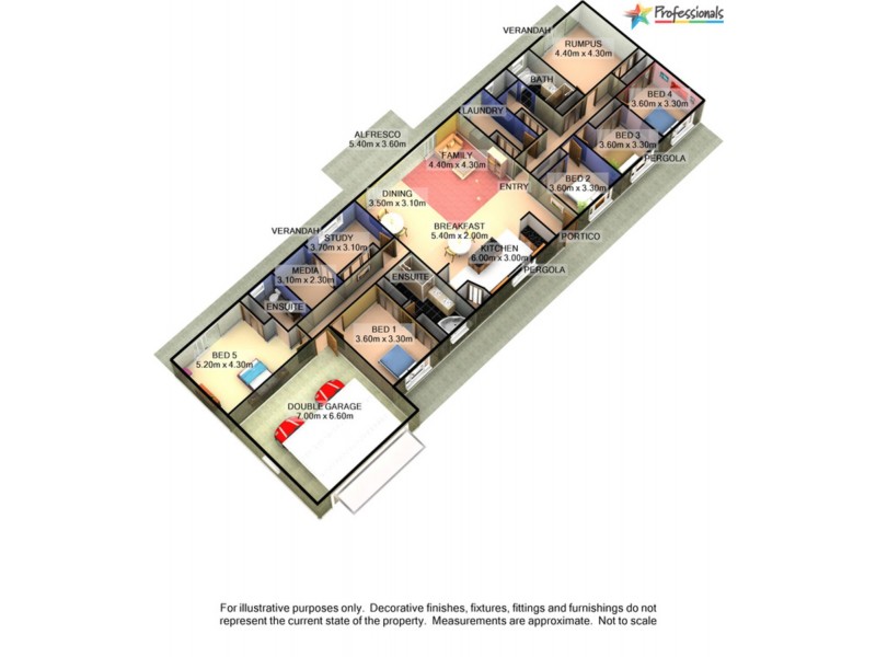 12 Hillandale Court, Wodonga VIC 3690 Floorplan