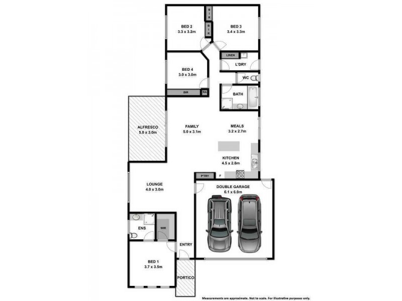 7 Garden Cove, Wodonga VIC 3690 Floorplan