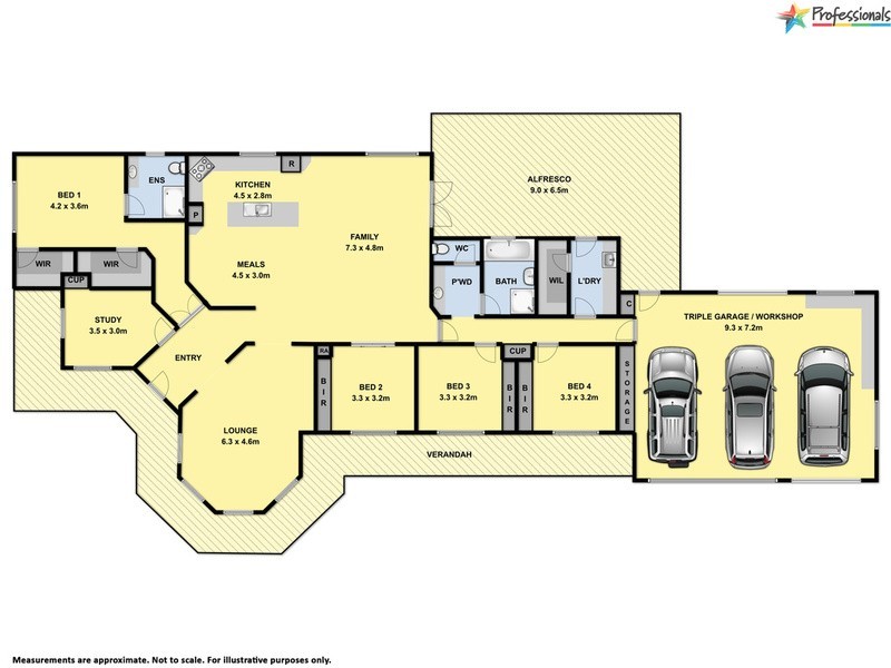 24 Willoughby Avenue, Wodonga VIC 3690 Floorplan