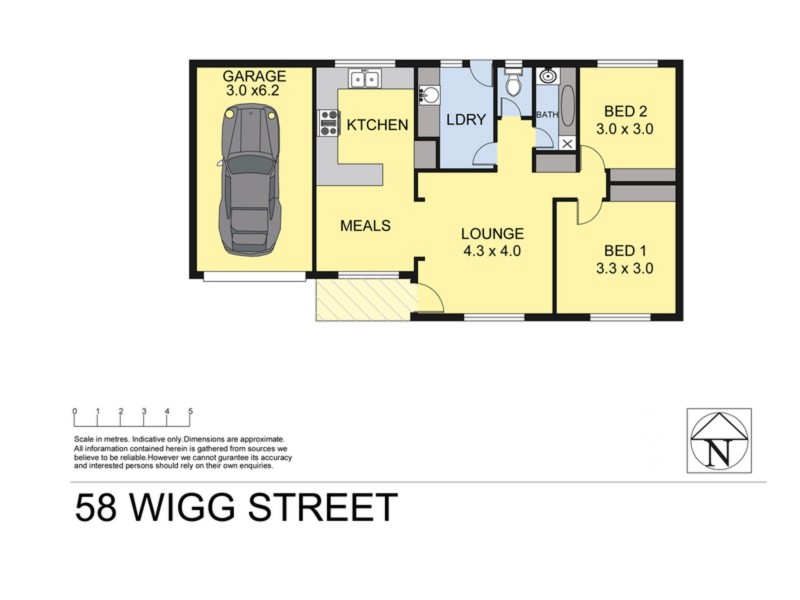 2/58  Wigg Street, Wodonga VIC 3690 Floorplan