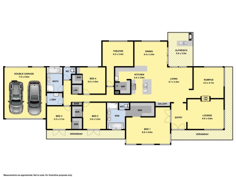 2 Brooks Terrace, Wodonga VIC 3690 Floorplan