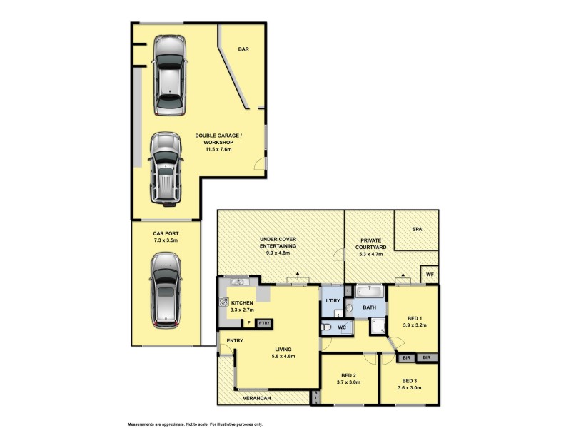 12 Dundee Drive, Wodonga VIC 3690 Floorplan