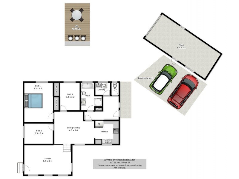 4 Elsa Court, Wodonga VIC 3690 Floorplan