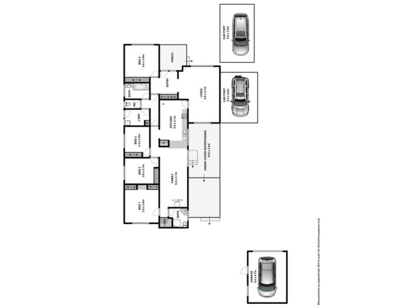 13 Robert Crescent, Wodonga VIC 3690 Floorplan