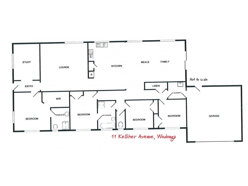 11 Kelliher Avenue, Wodonga VIC 3690 Floorplan