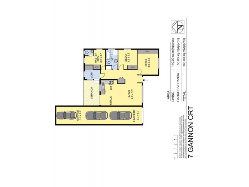 7 Gannon Court, Wodonga VIC 3690 Floorplan