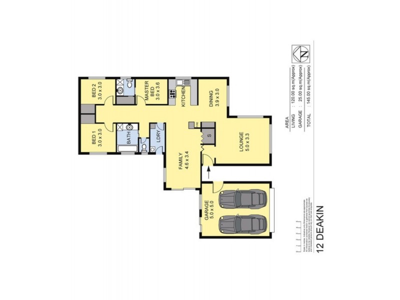 12 Deakin Court, Wodonga VIC 3690 Floorplan