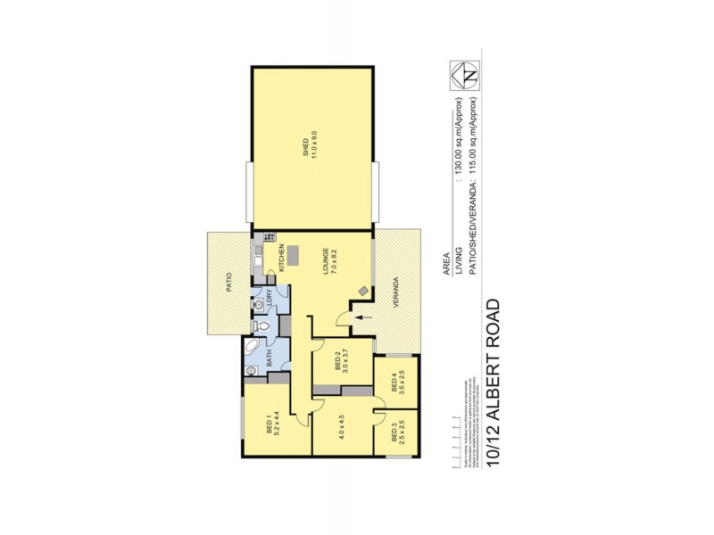 10/12 Albert Road, Chiltern VIC 3683 Floorplan