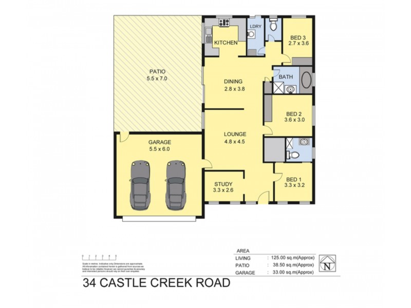 34 Castle Creek Road, Wodonga VIC 3690 Floorplan