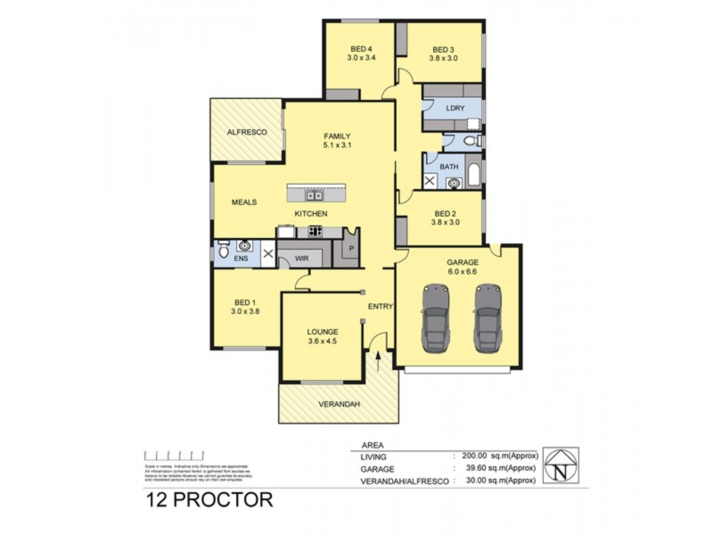 12 Proctor Street, Wodonga VIC 3690 Floorplan