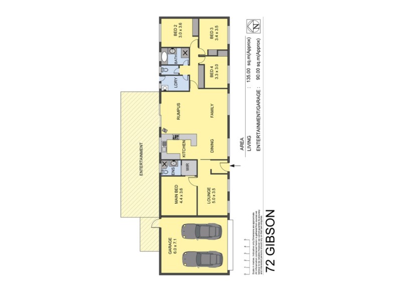 72-74 Gibson Street, Chiltern VIC 3683 Floorplan