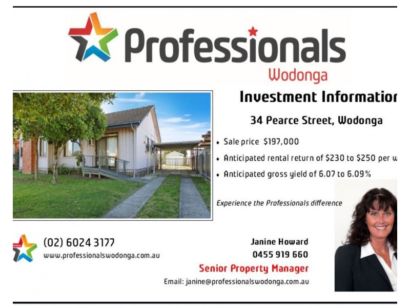 34 Pearce Street, Wodonga VIC 3690