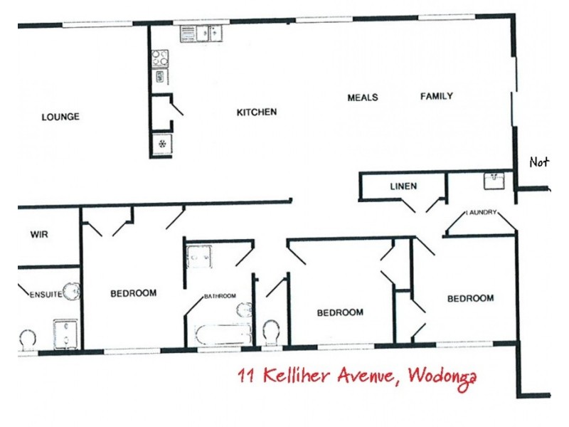 11 Kelliher Avenue, Wodonga VIC 3690 Floorplan