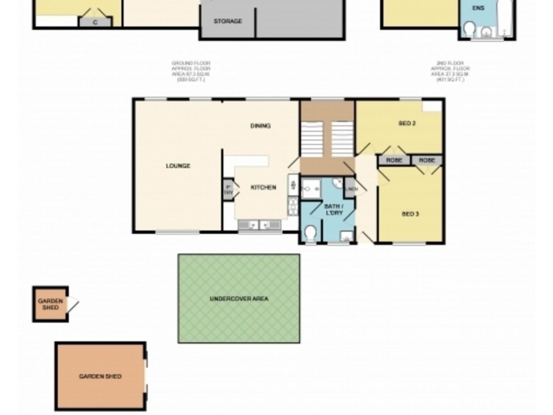 828 Delany Street, Glenroy NSW 2640 Floorplan