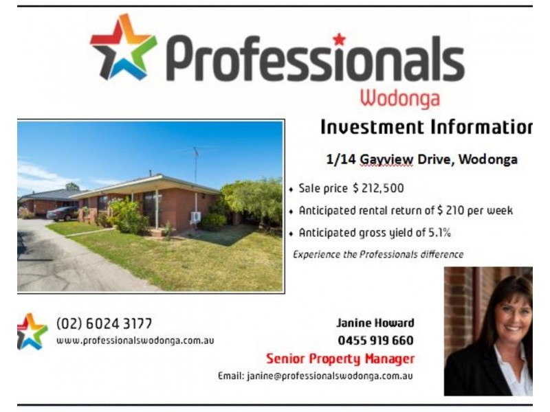 1/14 Gayview Drive, Wodonga VIC 3690