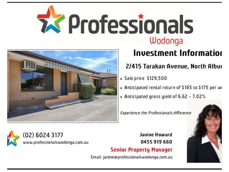 2/415 Tarakan Avenue, North Albury NSW 2640