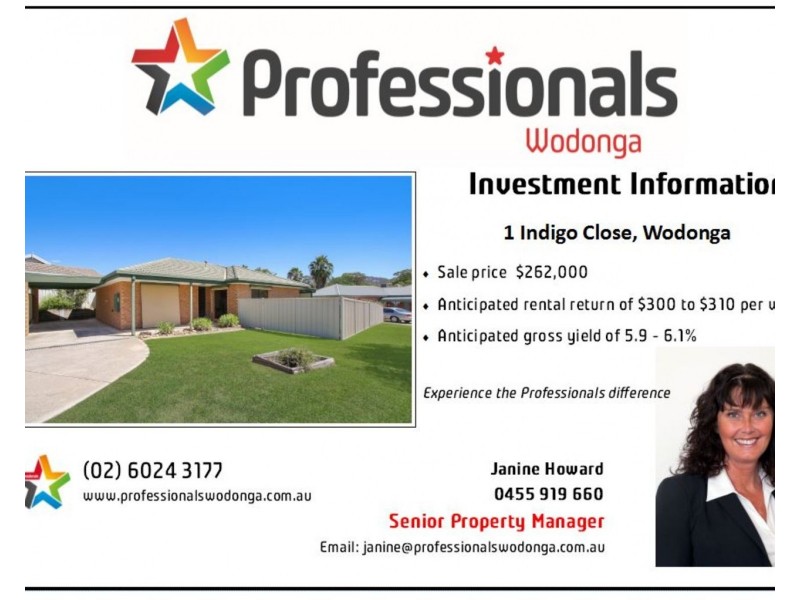 1 Indigo Close, Wodonga VIC 3690