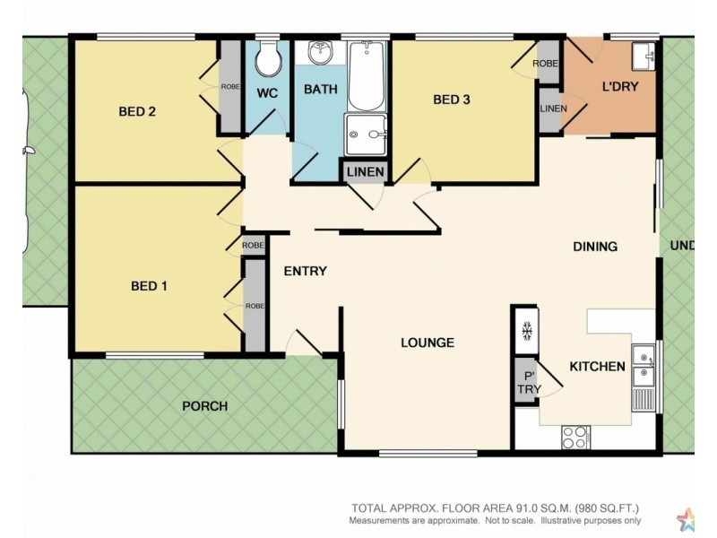 1 Indigo Close, Wodonga VIC 3690 Floorplan