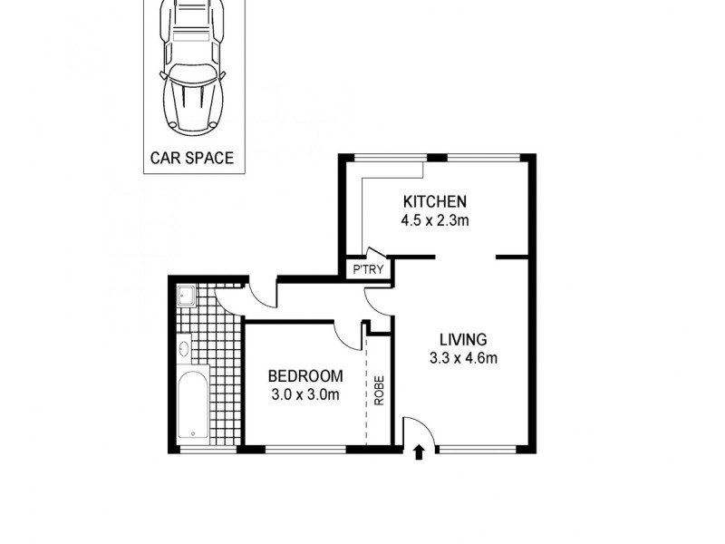 3/40 Raglan Street, Bacchus Marsh VIC 3340 Floorplan