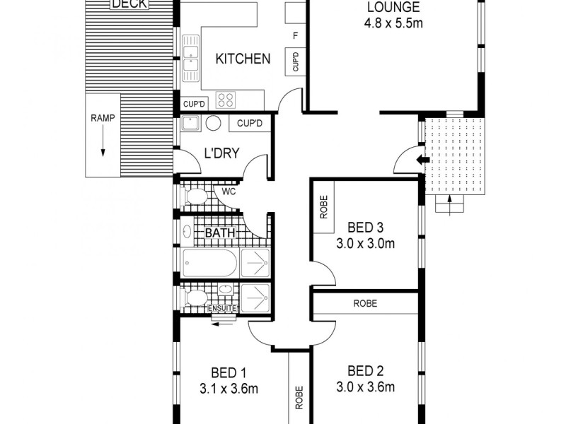 1 Linda Drive, Bacchus Marsh VIC 3340 Floorplan