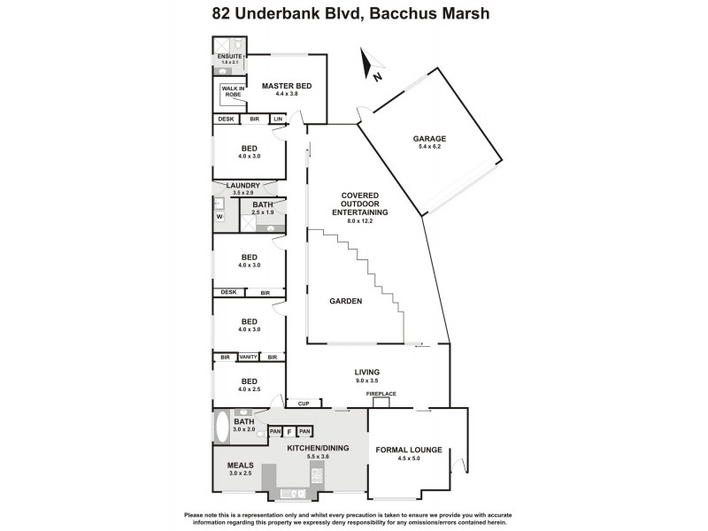 82 Underbank Boulevard, Bacchus Marsh VIC 3340 Floorplan