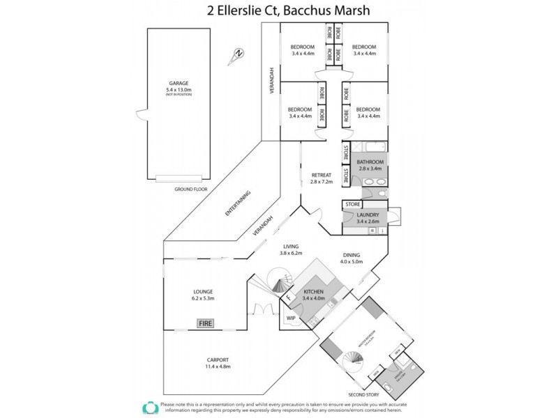 2 Ellerslie Court, Bacchus Marsh VIC 3340 Floorplan