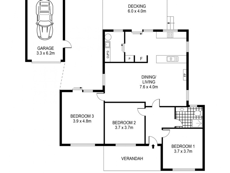 1C Manor Street, Bacchus Marsh VIC 3340 Floorplan