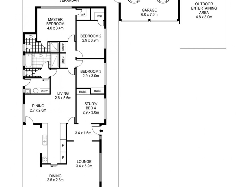6 Tulloch Court, Bacchus Marsh VIC 3340 Floorplan