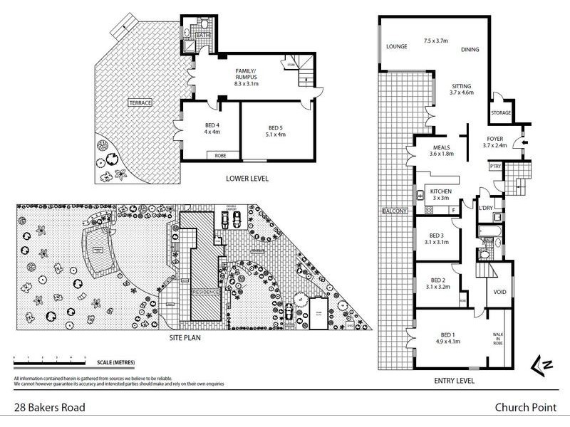 28 Bakers Road, Church Point NSW 2105 Floorplan