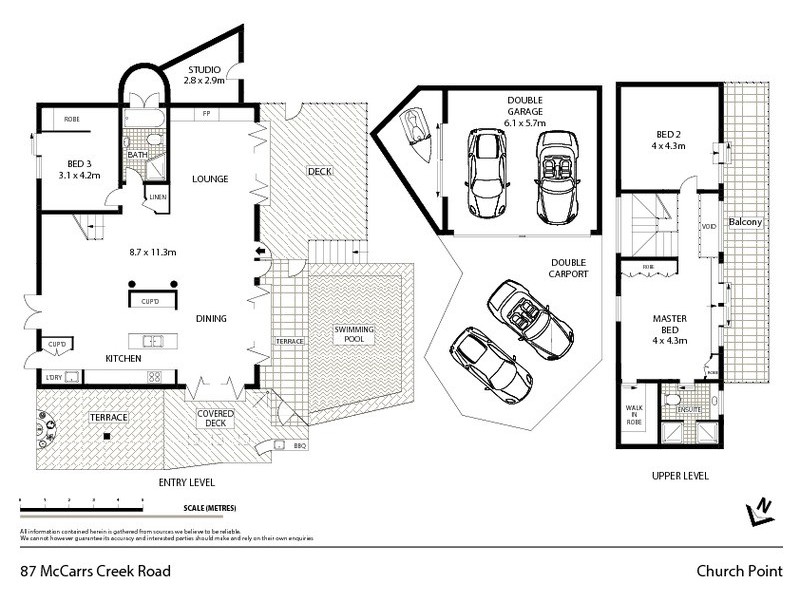 87 McCarrs Creek Road, Church Point NSW 2105 Floorplan