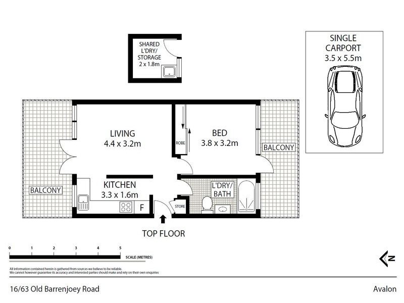 16/63 Old Barrenjoey Road, Avalon NSW 2107 Floorplan