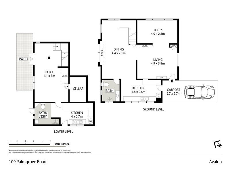109 Palmgrove Road, Avalon NSW 2107 Floorplan